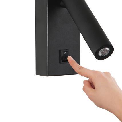 Brilagi - LED Zidna reflektorska lampa MAYA LED/3W/230V 4000K crno