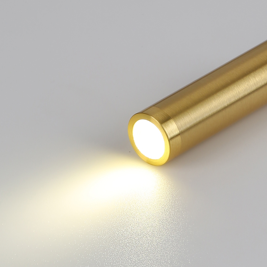 Brilagi - LED Zidna reflektorska lampa MAYA LED/3W/230V 4000K crno/zlatna