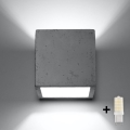 Brilagi -  LED Zidna reflektorska lampa MURO 1xG9/3,5W/230V beton