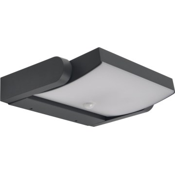 Brilagi - LED Zidno spoljašnje osvetljenje sa senzorom ANKLE LED/18W/230V 3000K IP65 antracit