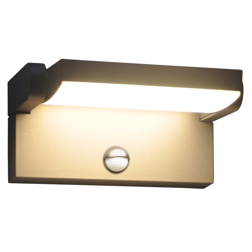 Brilagi - LED Zidno spoljašnje osvetljenje sa senzorom ANKLE LED/18W/230V 3000K IP65 antracit