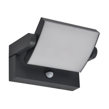 Brilagi - LED Zidno spoljašnje osvetljenje sa senzorom ANKLE LED/18W/230V 3000K IP65 antracit