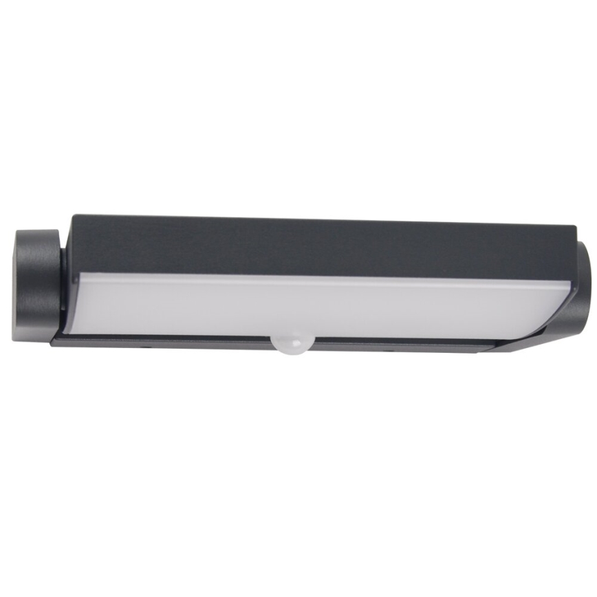 Brilagi - LED Zidno spoljašnje osvetljenje sa senzorom ANKLE LED/18W/230V 3000K IP65 antracit
