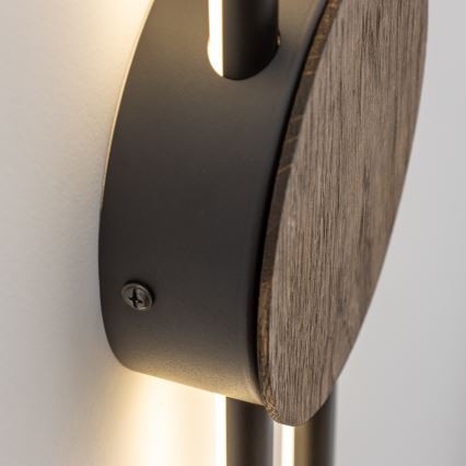 Brilagi - LED zidno svetlo WOODY COLLINE LED/15W/230V 80 cm hrast orah