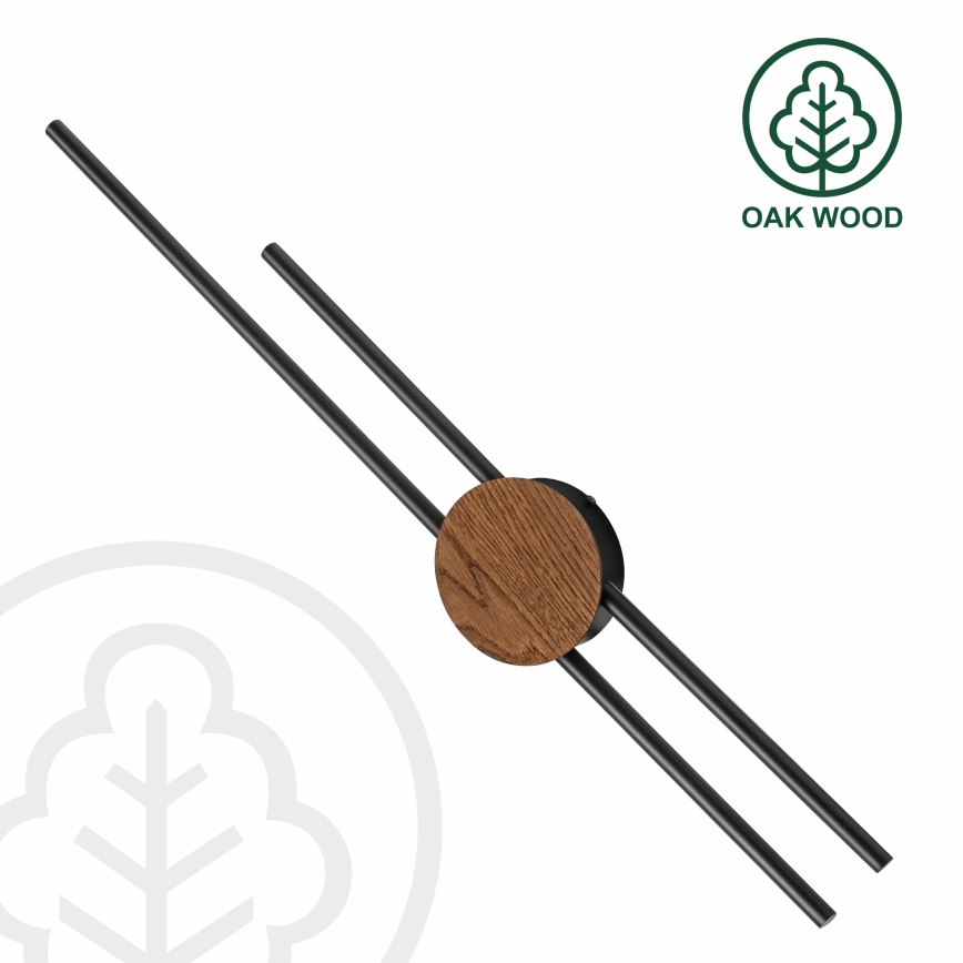 Brilagi - LED zidno svetlo WOODY COLLINE LED/15W/230V 80 cm hrast-trešnja