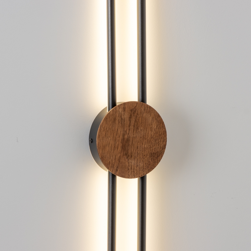 Brilagi - LED zidno svetlo WOODY COLLINE LED/15W/230V 80 cm hrast-trešnja