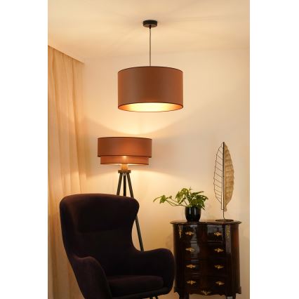 Brilagi - Luster na kablu OREGON ROLLER VEGE 1xE27/15W/230V Ø 45 cm braon