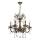 Brilagi - Luster na lancu CLASSIC 6xE14/60W/230V mesing