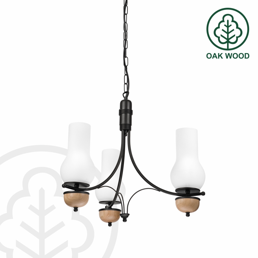 Brilagi - Luster na lancu COTTAGE 3xE14/40W/230V bukva/bela