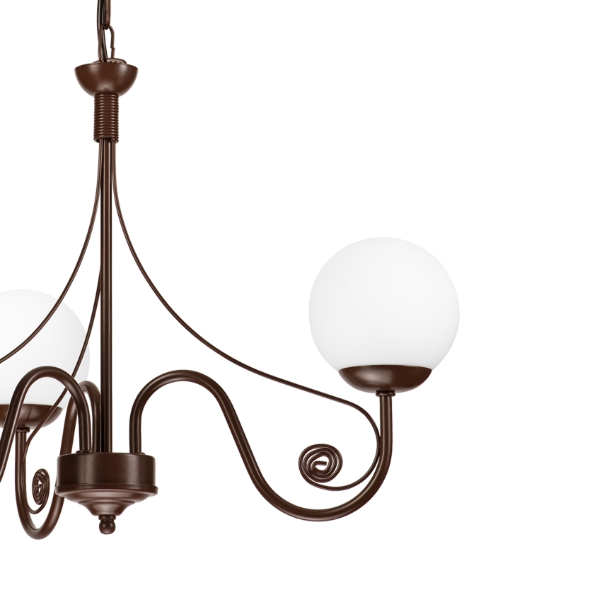 Brilagi - Luster na lancu COTTAGE 3xG9/40W/230V braon/bela