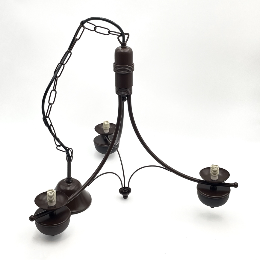 Brilagi - Luster na lancu COTTAGE 3xG9/40W/230V hrast/bela