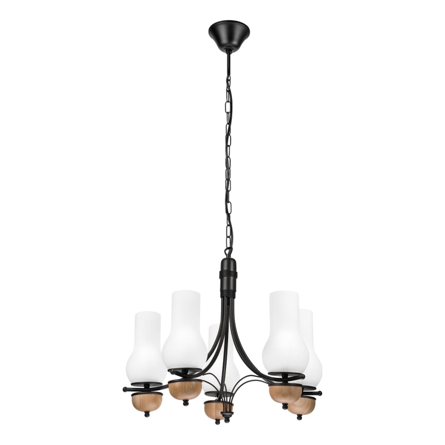 Brilagi - Luster na lancu COTTAGE 5xE14/40W/230V bukva/bela