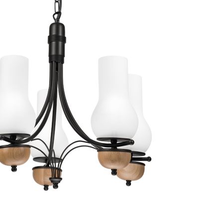 Brilagi - Luster na lancu COTTAGE 5xE14/40W/230V bukva/bela