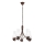 Brilagi - Luster na lancu COTTAGE 5xE14/40W/230V hrast/bela