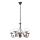 Brilagi - Luster na lancu COTTAGE 5xG9/40W/230V braon/bela