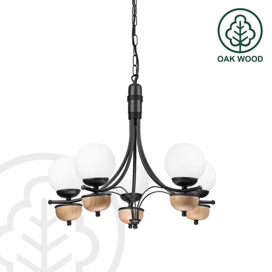 Brilagi - Luster na lancu COTTAGE 5xG9/40W/230V bukva/bela