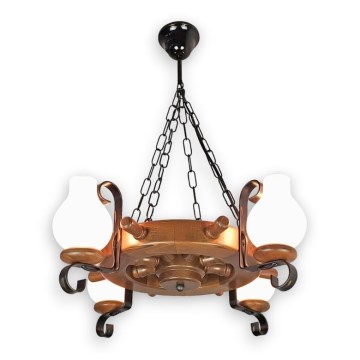 Brilagi - Luster na lancu TIMONA 4xE14/40W/230V bukva/orah