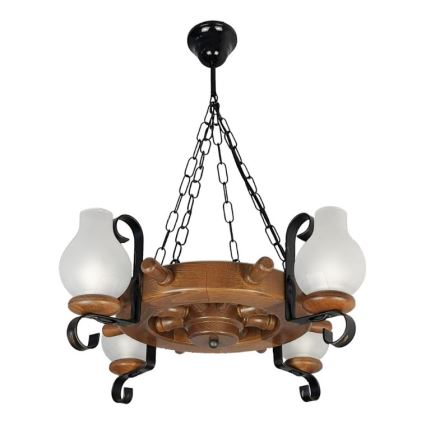 Brilagi - Luster na lancu TIMONA 4xE14/40W/230V bukva/orah