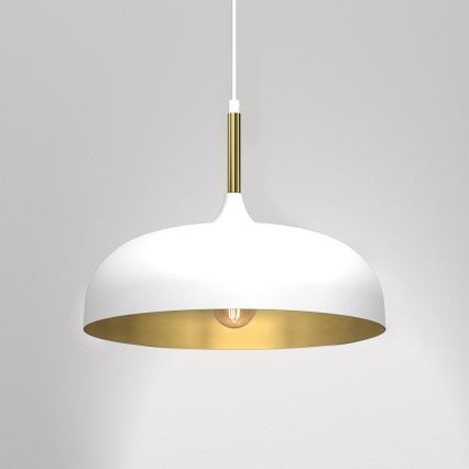 Brilagi - Luster na sajli ABRAHAM 1xE27/60W/230V pr. 35 cm bela