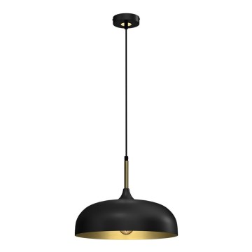 Brilagi - Luster na sajli ABRAHAM 1xE27/60W/230V pr. 35 cm crni