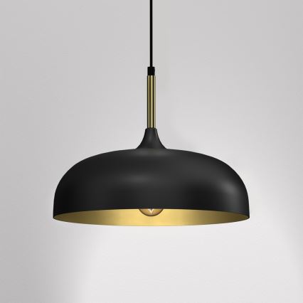 Brilagi - Luster na sajli ABRAHAM 1xE27/60W/230V pr. 35 cm crni