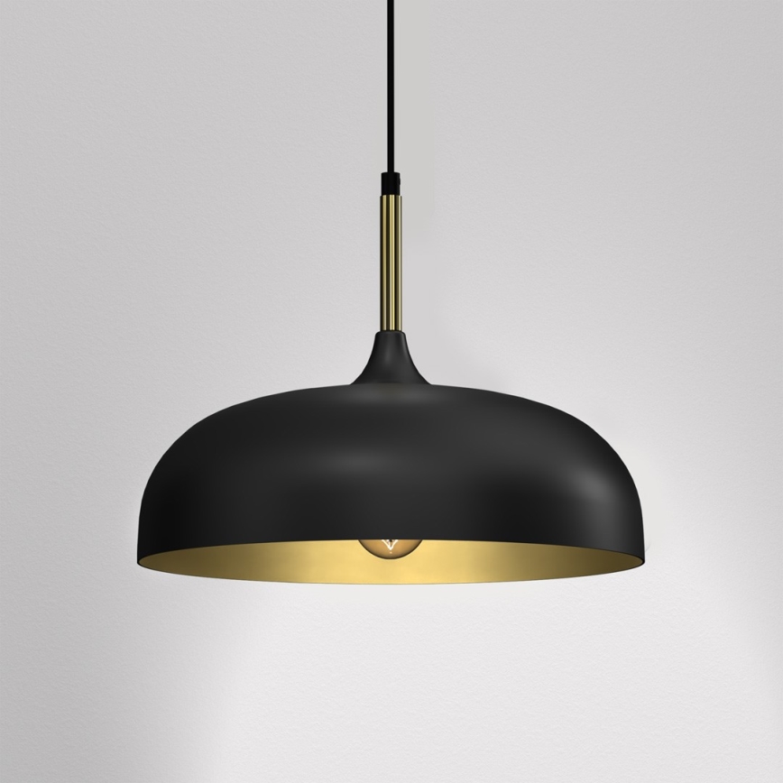 Brilagi - Luster na sajli ABRAHAM 1xE27/60W/230V pr. 35 cm crni