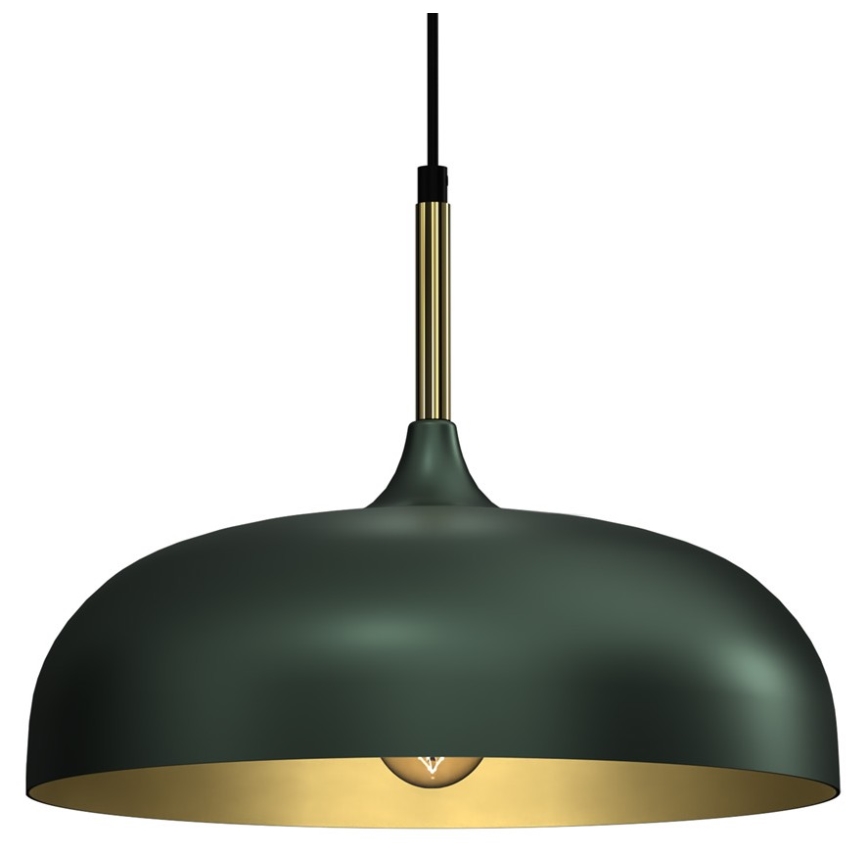 Brilagi - Luster na sajli ABRAHAM 1xE27/60W/230V pr. 35 cm zelena