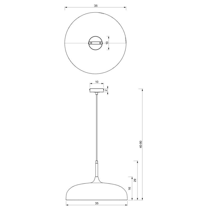 Brilagi - Luster na sajli ABRAHAM 1xE27/60W/230V pr. 35 cm zelena