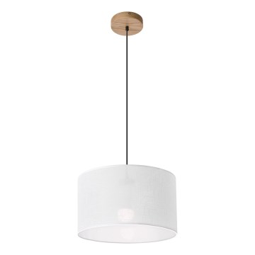 Brilagi - Luster na sajli ANTHONY 1xE27/60W/230V hrast/bela