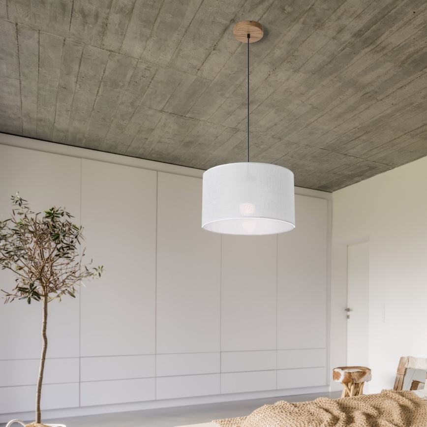 Brilagi - Luster na sajli ANTHONY 1xE27/60W/230V hrast/bela