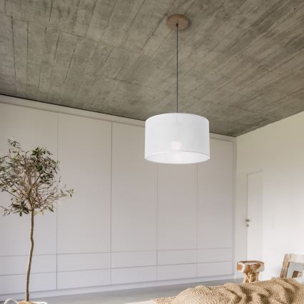 Brilagi - Luster na sajli ANTHONY 1xE27/60W/230V hrast/bela