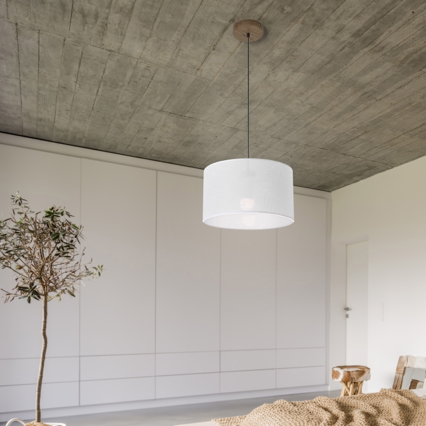 Brilagi - Luster na sajli ANTHONY 1xE27/60W/230V hrast/bela