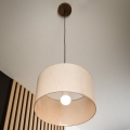 Brilagi - Luster na sajli ANTHONY 1xE27/60W/230V hrast/bež