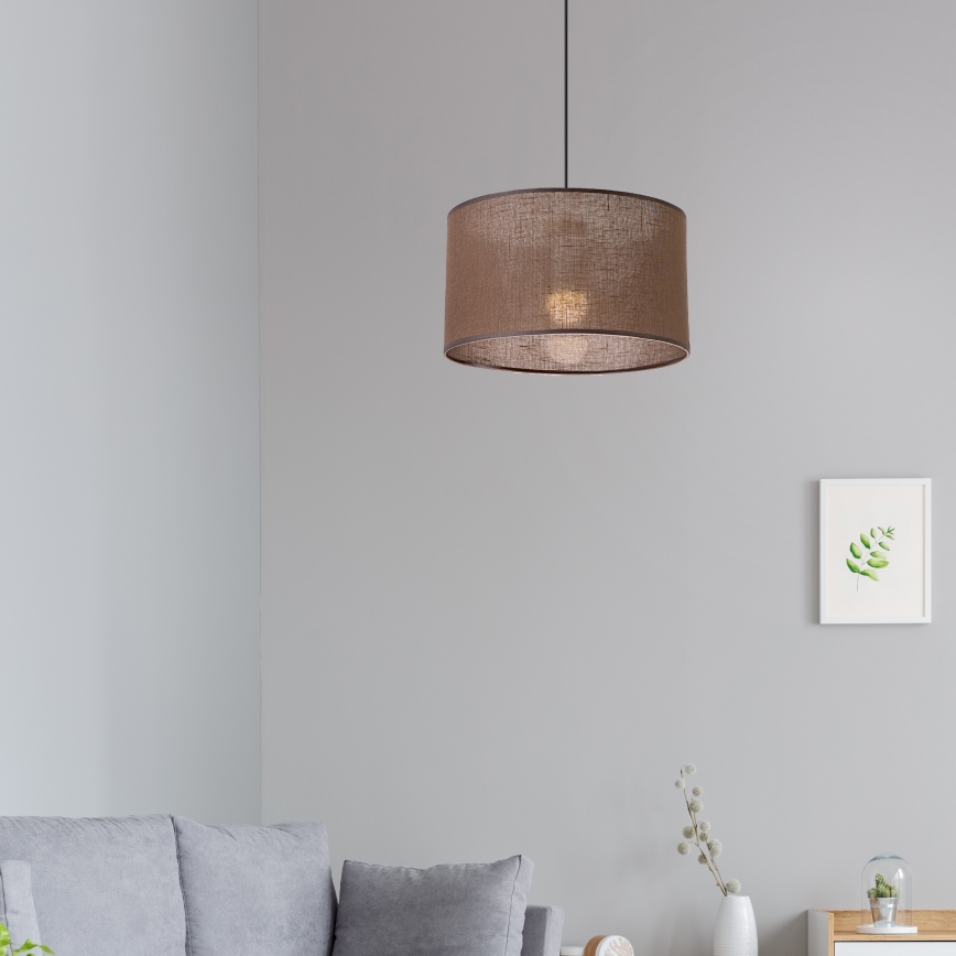 Brilagi - Luster na sajli ANTHONY 1xE27/60W/230V hrast/braon