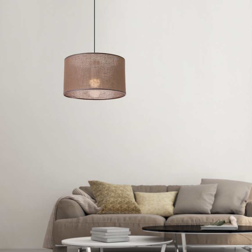 Brilagi - Luster na sajli ANTHONY 1xE27/60W/230V hrast/braon