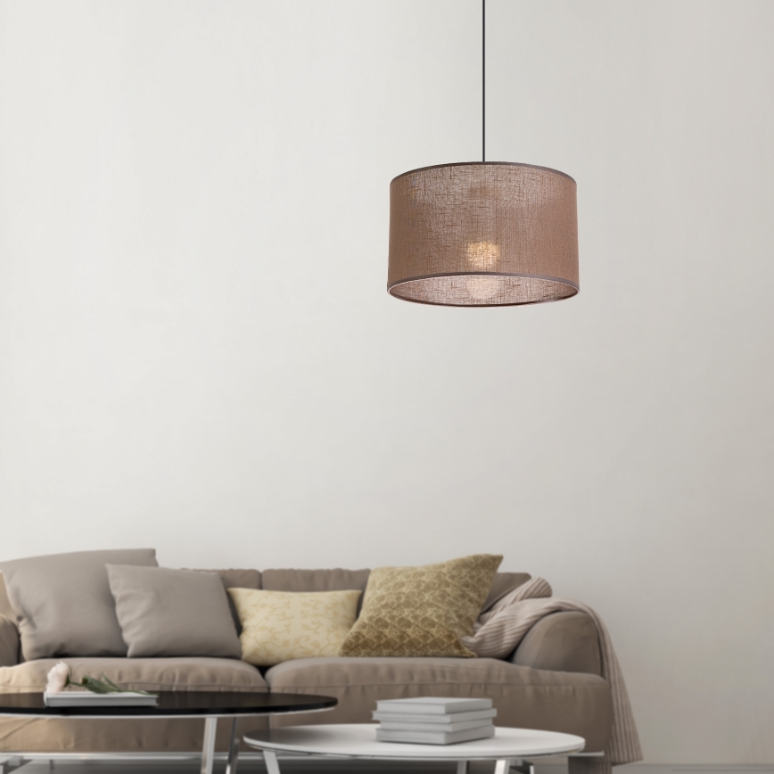 Brilagi - Luster na sajli ANTHONY 1xE27/60W/230V hrast/braon