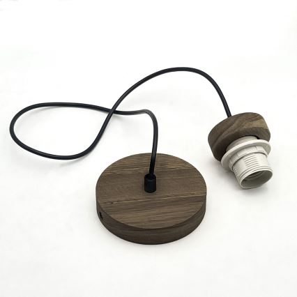 Brilagi - Luster na sajli ANTHONY 1xE27/60W/230V hrast/braon