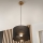 Brilagi - Luster na sajli ANTHONY 1xE27/60W/230V hrast/crno