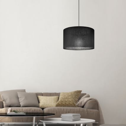 Brilagi - Luster na sajli ANTHONY 1xE27/60W/230V hrast/crno