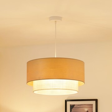 Brilagi - Luster na sajli ARIZONA BOHO 1xE27/15W/230V pr. 45 cm bež/bela