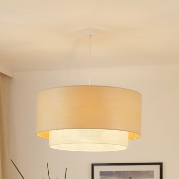 Brilagi - Luster na sajli ARIZONA BOHO 1xE27/15W/230V pr. 60 cm bež/bela