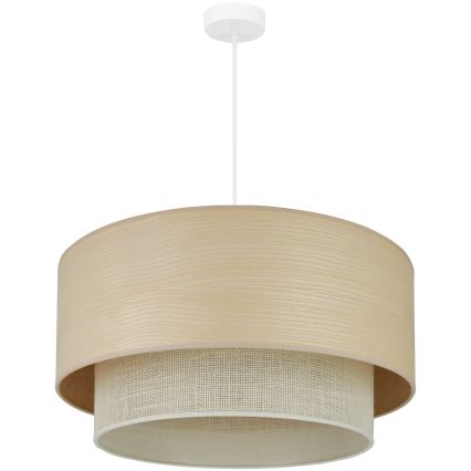 Brilagi - Luster na sajli ARIZONA BOHO 1xE27/15W/230V pr. 60 cm bež/bela