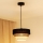Brilagi - Luster na sajli ASPEN LUNETA 1xE27/15W/230V pr. 25 cm crno/bež/kremasta