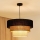 Brilagi - Luster na sajli ASPEN LUNETA 1xE27/15W/230V pr. 45 cm crno/bež/kremasta