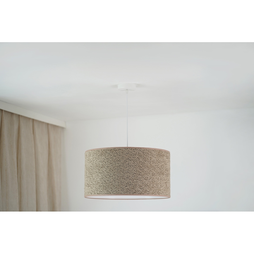 Brilagi - Luster na sajli BOUCLE ROLLER 1xE27/15W/230V pr. 45 cm braon