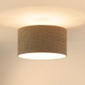 Brilagi - Luster na sajli BOUCLE ROLLER 1xE27/15W/230V pr. 45 cm braon