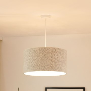 Brilagi - Luster na sajli BOUCLE ROLLER 1xE27/15W/230V pr. 45 cm kremasta