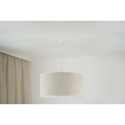 Brilagi - Luster na sajli BOUCLE ROLLER 1xE27/15W/230V pr. 45 cm kremasta
