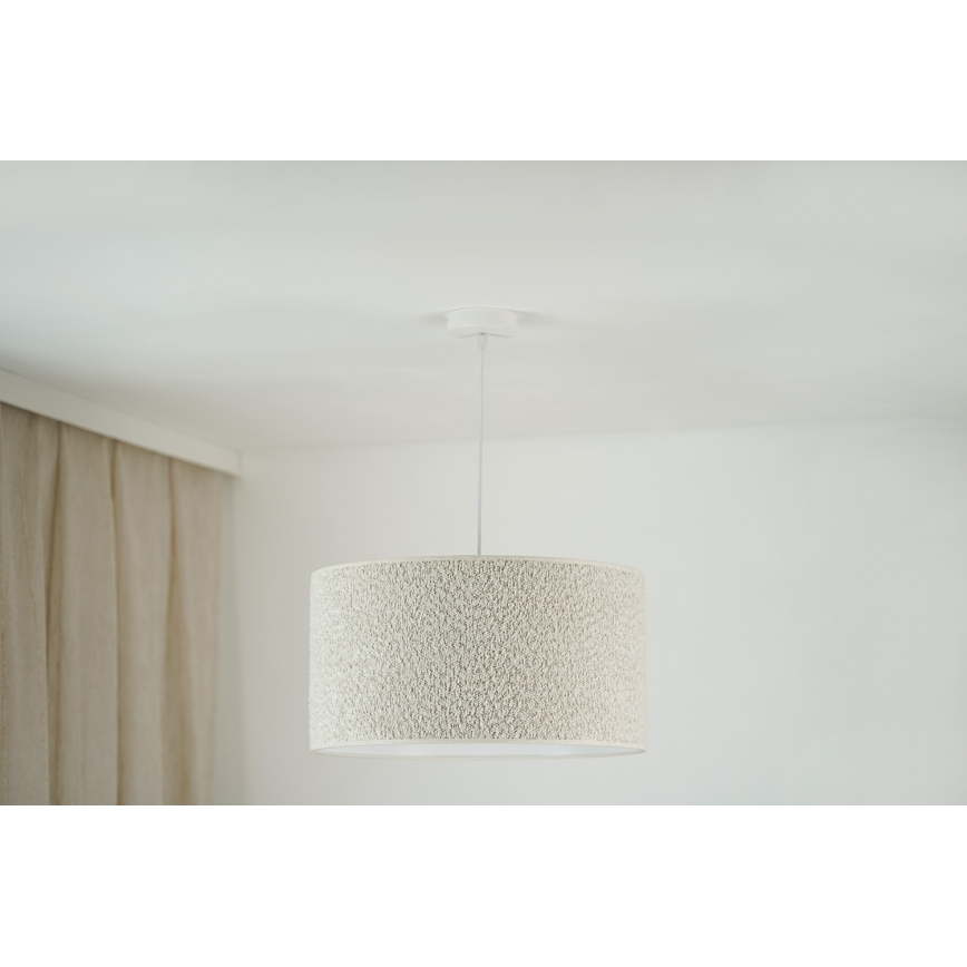 Brilagi - Luster na sajli BOUCLE ROLLER 1xE27/15W/230V pr. 45 cm kremasta