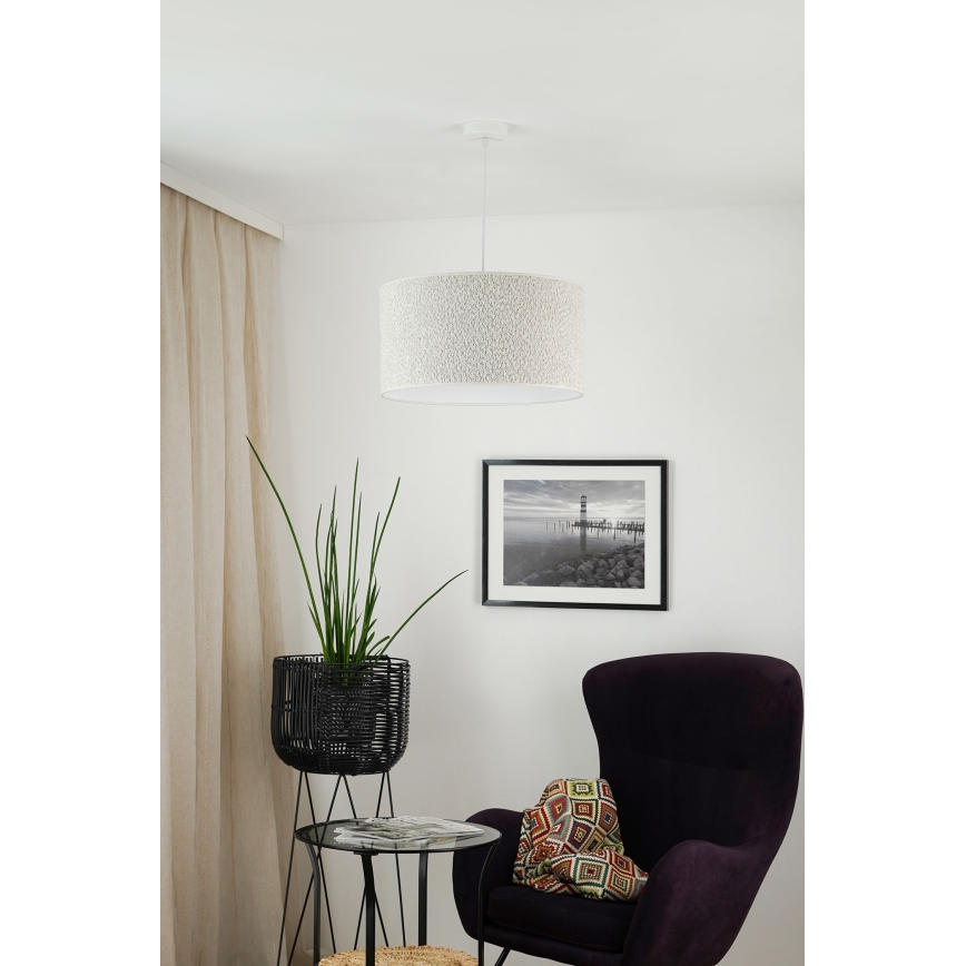 Brilagi - Luster na sajli BOUCLE ROLLER 1xE27/15W/230V pr. 45 cm kremasta